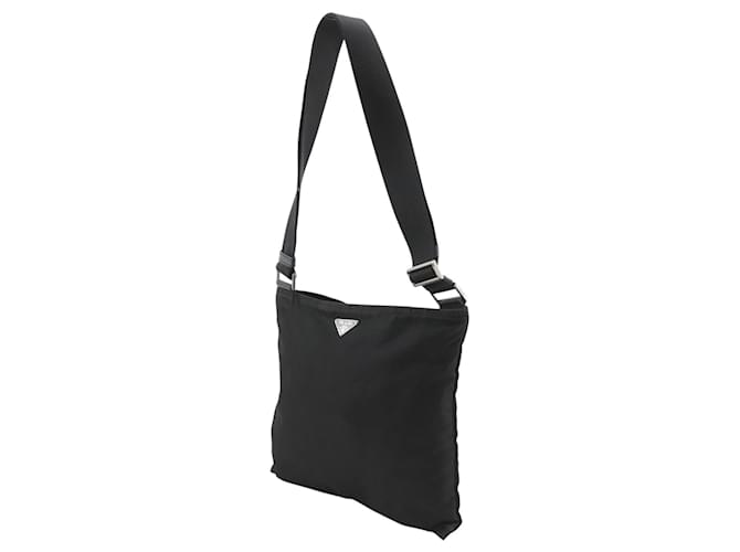 Prada Nylon Schultertasche Schwarz - Ansicht 2