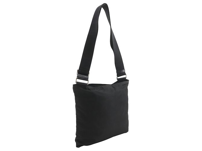 Prada Nylon Schultertasche Schwarz - Ansicht 3