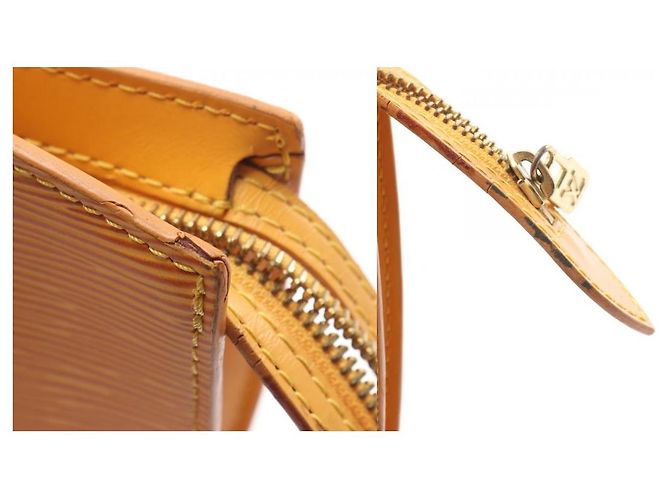 Louis Vuitton Saint Jacques Epi Handtasche Gelb - Ansicht 10