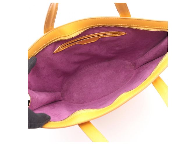Louis Vuitton Saint Jacques Epi Handtasche Gelb - Ansicht 3