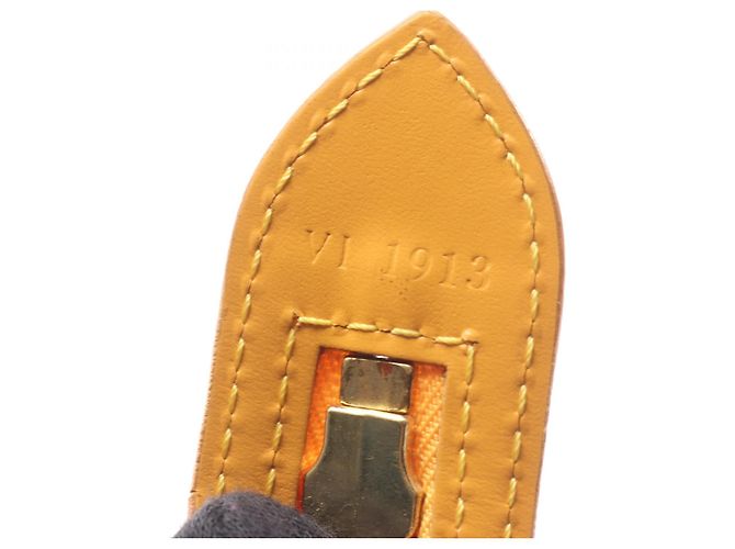 Louis Vuitton Saint Jacques Epi Handtasche Gelb - Ansicht 5