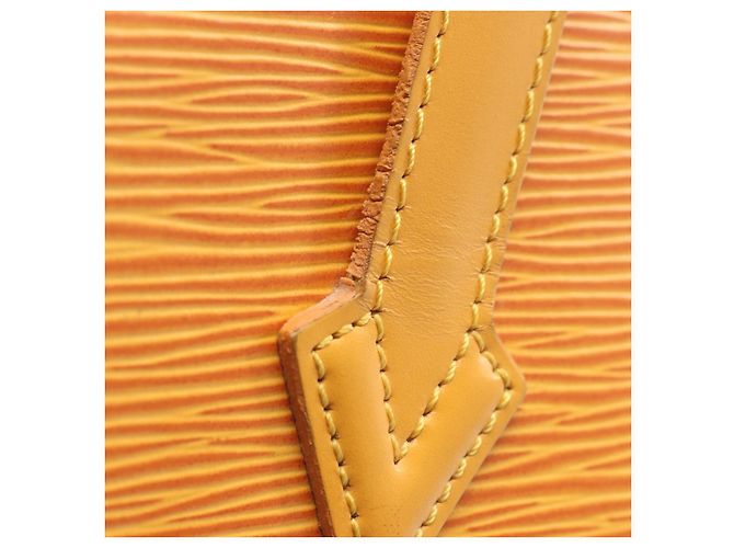 Louis Vuitton Saint Jacques Epi Handtasche Gelb - Ansicht 8