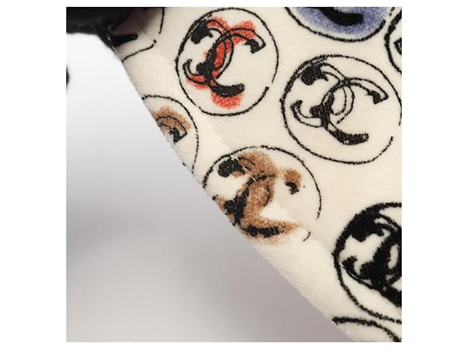 Chanel Coco Mark Baumwollhut Weiß - Ansicht 9