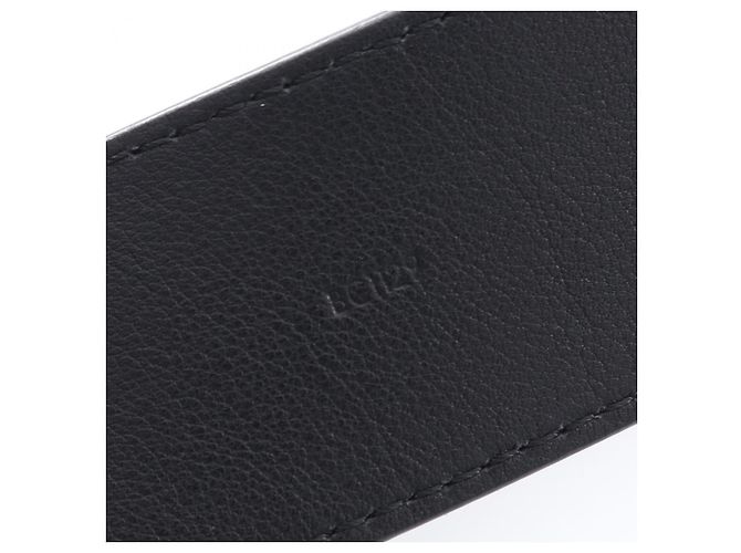 Louis Vuitton LV Autographe Ledergürtel Schwarz - Ansicht 5