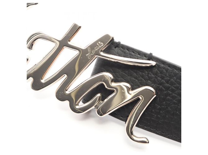 Louis Vuitton LV Autographe Ledergürtel Schwarz - Ansicht 7