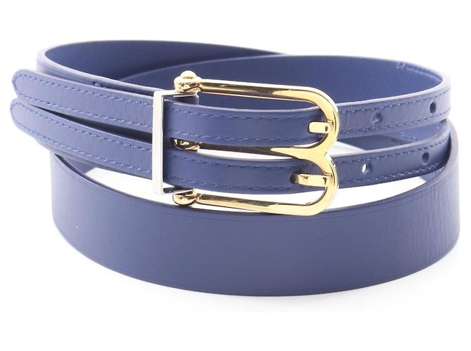 Balenciaga Ledergürtel Blau - Ansicht 2
