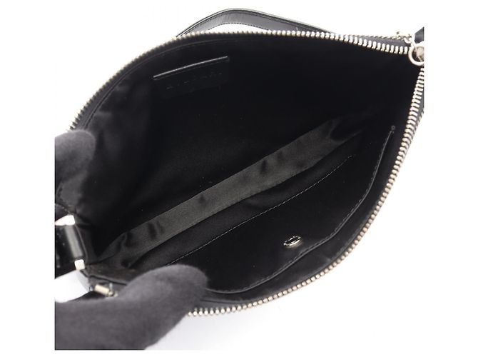 Bulgari Borsa a tracolla in pelle e tela Logo Mania BVLGARI Nero - vista 3