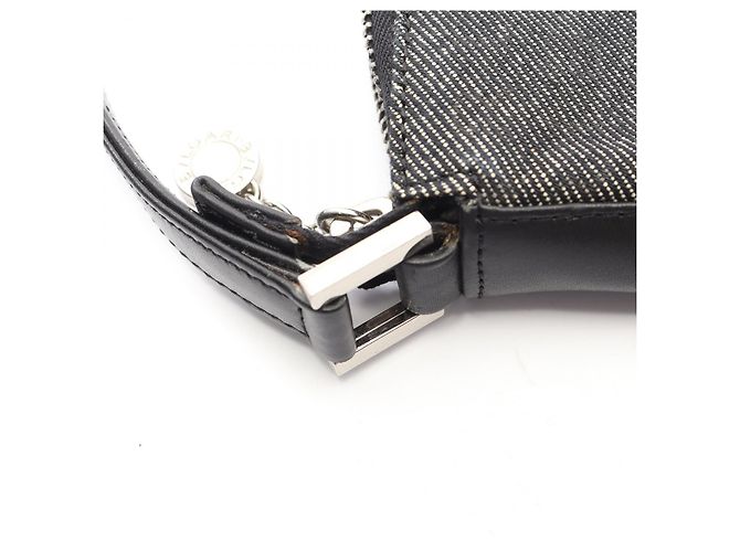 Bulgari Borsa a tracolla in pelle e tela Logo Mania BVLGARI Nero - vista 6