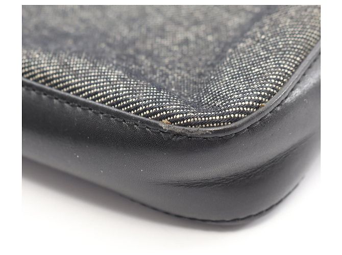 Bulgari Borsa a tracolla in pelle e tela Logo Mania BVLGARI Nero - vista 7