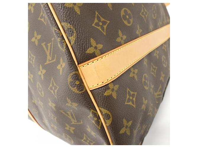 Keepall Borsa Boston Monogram Louis Vuitton Marrone - vista 3