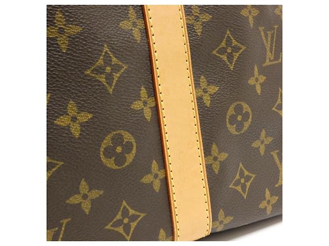 Keepall Borsa Boston Monogram Louis Vuitton Marrone - vista 4
