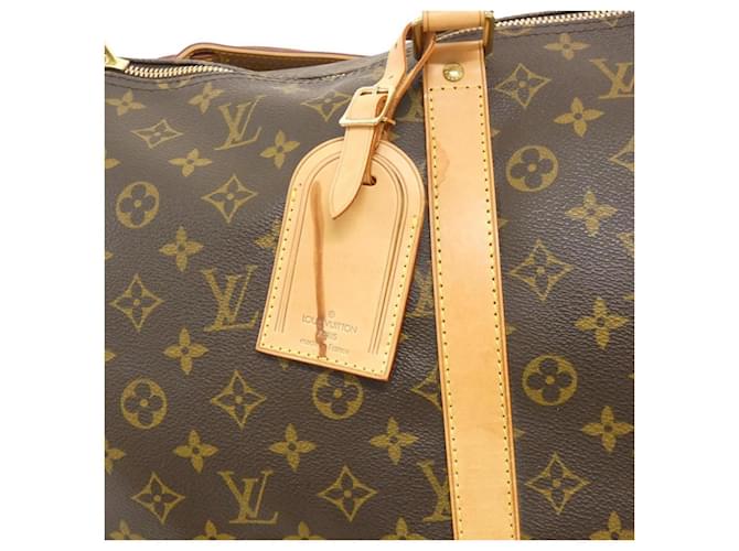 Keepall Borsa Boston Monogram Louis Vuitton Marrone - vista 5