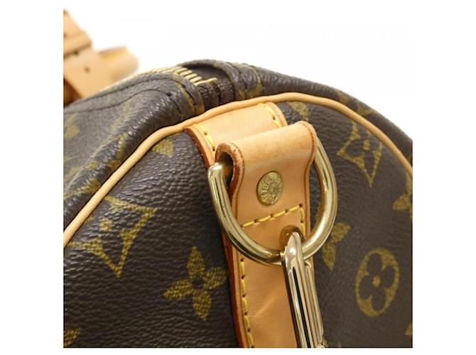 Keepall Borsa Boston Monogram Louis Vuitton Marrone - vista 6