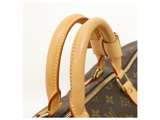 Keepall Borsa Boston Monogram Louis Vuitton Marrone - vista 7
