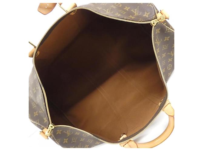 Keepall Borsa Boston Monogram Louis Vuitton Marrone - vista 9