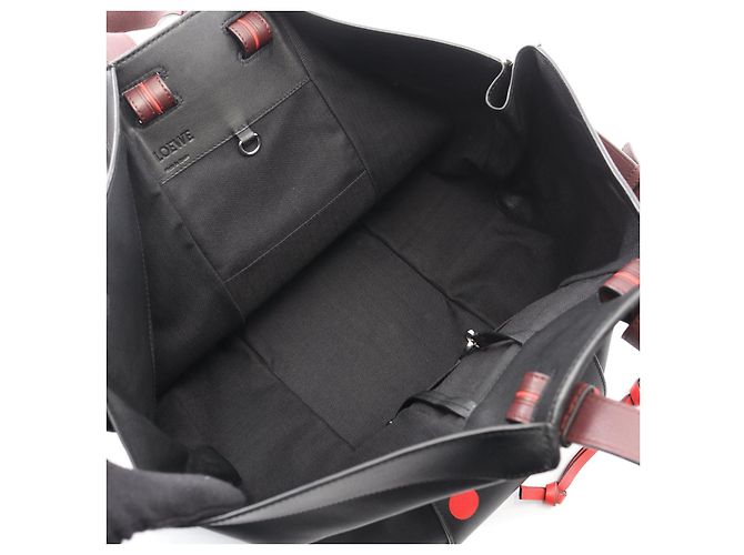 Borsa a mano in pelle Loewe Hammock Medium Nero - vista 3