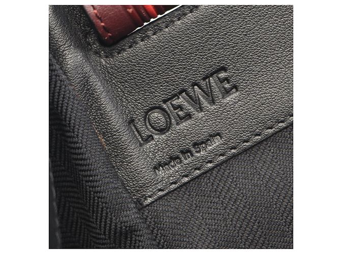 Borsa a mano in pelle Loewe Hammock Medium Nero - vista 4