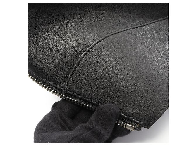 Borsa a mano in pelle Loewe Hammock Medium Nero - vista 8