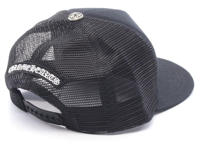 Cappellino in cotone CHROME HEARTS 3 Cemetery Cross Patch Nero - vista 2
