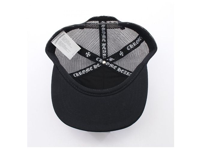 Cappellino in cotone CHROME HEARTS 3 Cemetery Cross Patch Nero - vista 3
