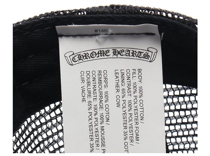 Cappellino in cotone CHROME HEARTS 3 Cemetery Cross Patch Nero - vista 4