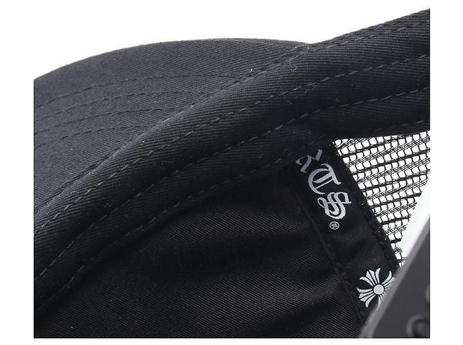 Cappellino in cotone CHROME HEARTS 3 Cemetery Cross Patch Nero - vista 7