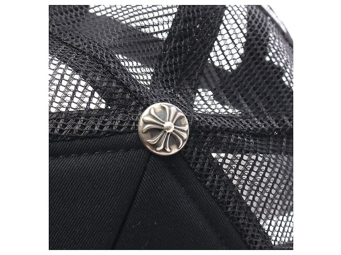 Cappellino in cotone CHROME HEARTS 3 Cemetery Cross Patch Nero - vista 8