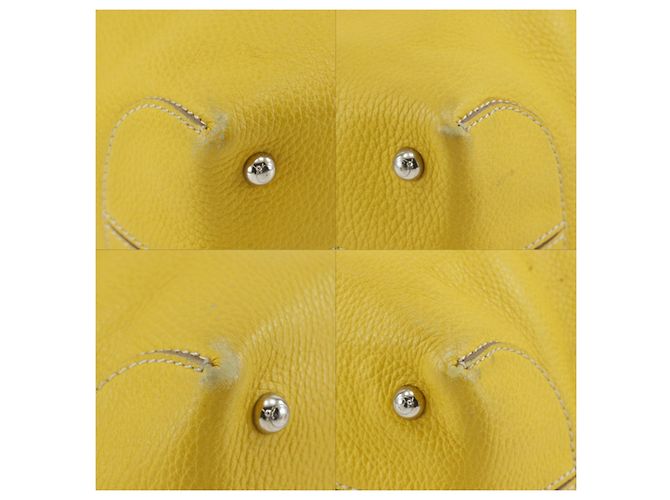 Tod's Tod’s D Bag Leder Tragetasche Gelb - Ansicht 4