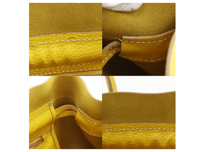 Tod's Tod’s D Bag Leder Tragetasche Gelb - Ansicht 8