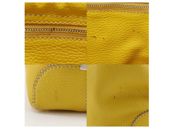 Tod's Tod’s D Bag Leder Tragetasche Gelb - Ansicht 9