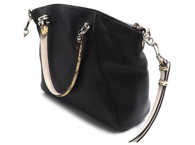 COACH Prairie Satchel bolso de hombro 2way Negro - vista 2