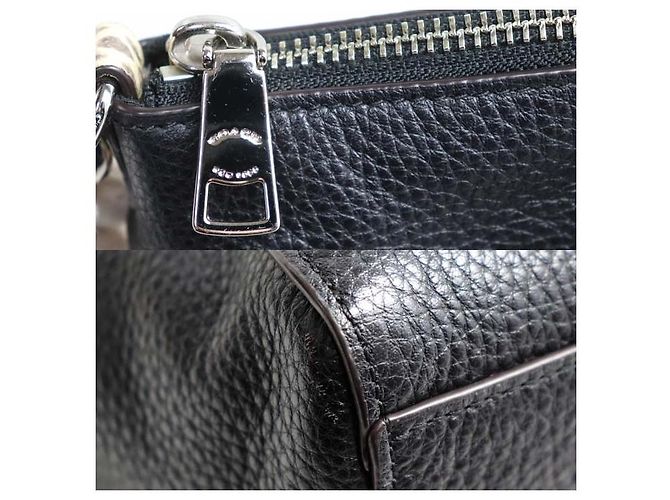 COACH Prairie Satchel bolso de hombro 2way Negro - vista 8
