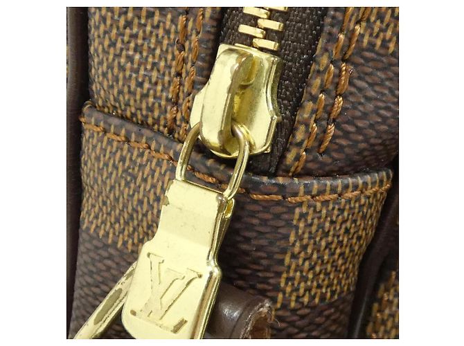 Borsa a tracolla Louis Vuitton Damier Amazon Marrone - vista 5