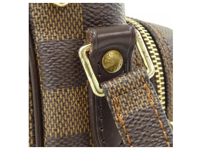 Borsa a tracolla Louis Vuitton Damier Amazon Marrone - vista 7