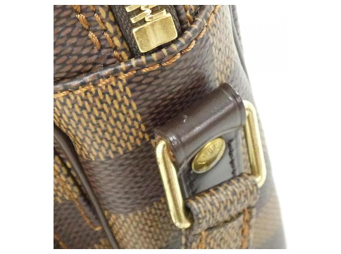 Borsa a tracolla Louis Vuitton Damier Amazon Marrone - vista 8