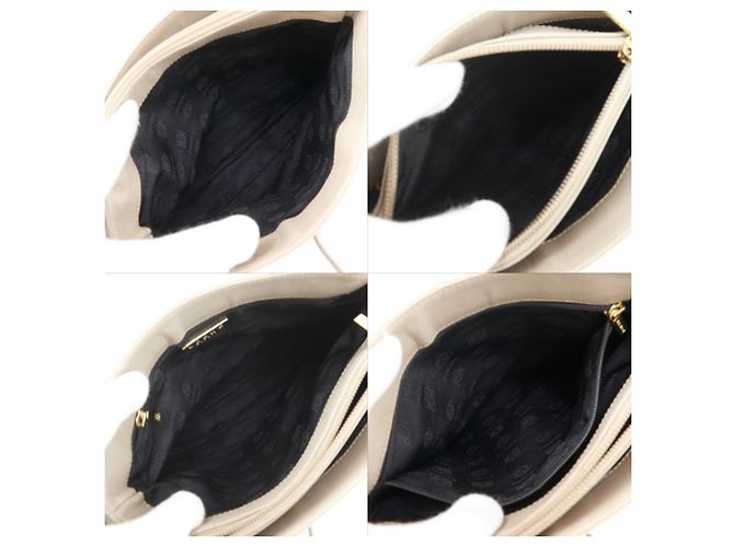 Borsa a tracolla in agnello Loewe Marrone Beige - vista 5