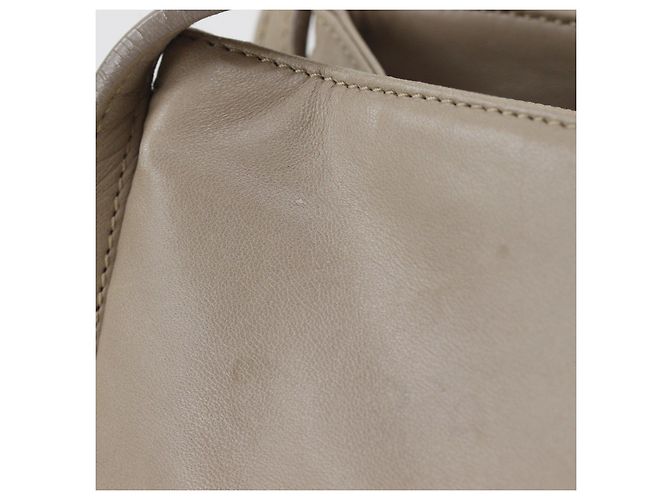 Borsa a tracolla in agnello Loewe Marrone Beige - vista 9
