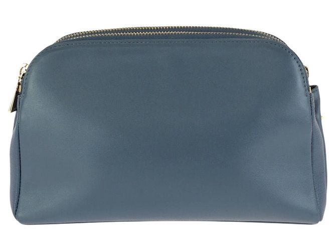 Borsa a tracolla con catena in pelle Furla Capriccio Blu - vista 2