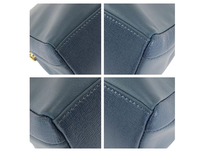 Borsa a tracolla con catena in pelle Furla Capriccio Blu - vista 3