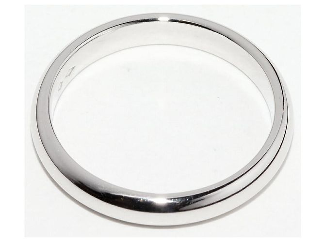 Cartier 1895 Ehering Pt950 Ringgröße 59 Silber Metallisch - Ansicht 3
