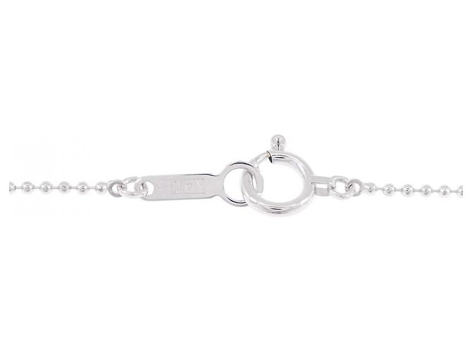 Collana TASAKI in oro bianco K14 0.24CT Diamante Argento Metallico - vista 5