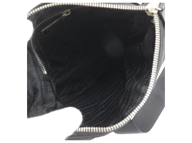 Borsa a tracolla in nylon Prada Nero - vista 5
