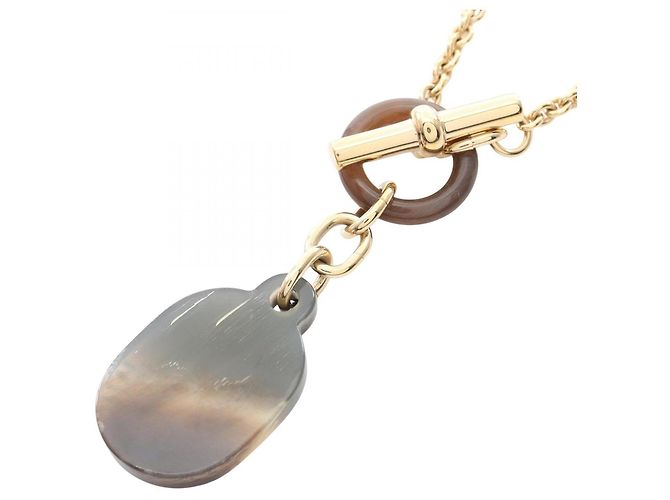 Hermès Collana Chaine d'Ancre Hermes D'oro Metallico - vista 2
