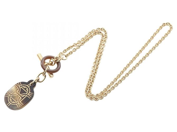 Hermès Collana Chaine d'Ancre Hermes D'oro Metallico - vista 3