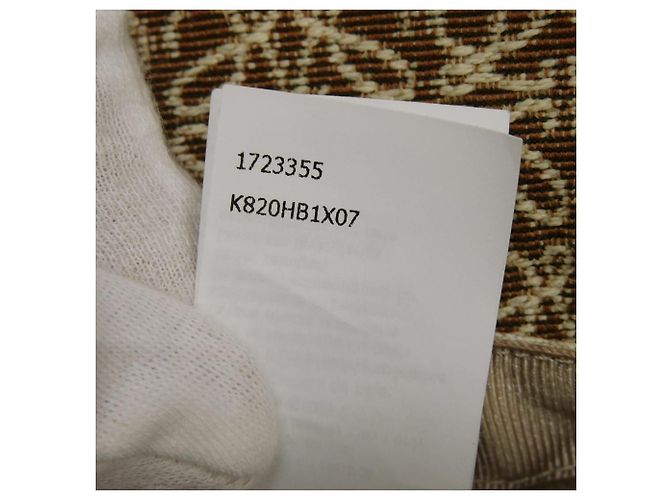 Cappello bucket in cotone jacquard Anagram Loewe Marrone - vista 10