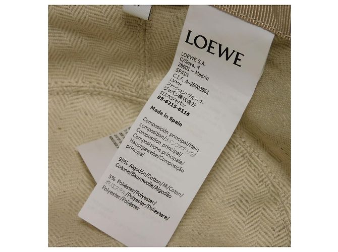 Cappello bucket in cotone jacquard Anagram Loewe Marrone - vista 7