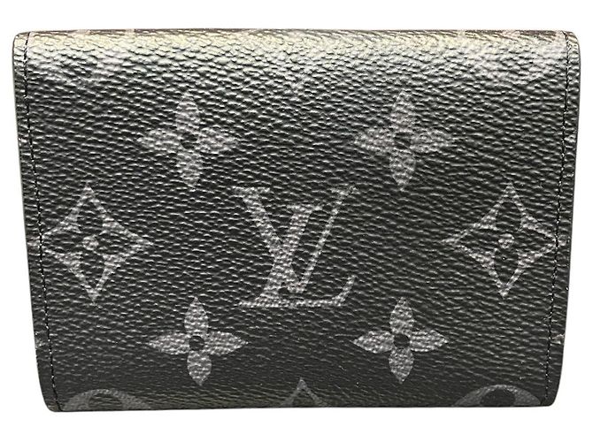 Tarjetero Louis Vuitton Enveloppe Monogram Eclipse Negro - vista 2