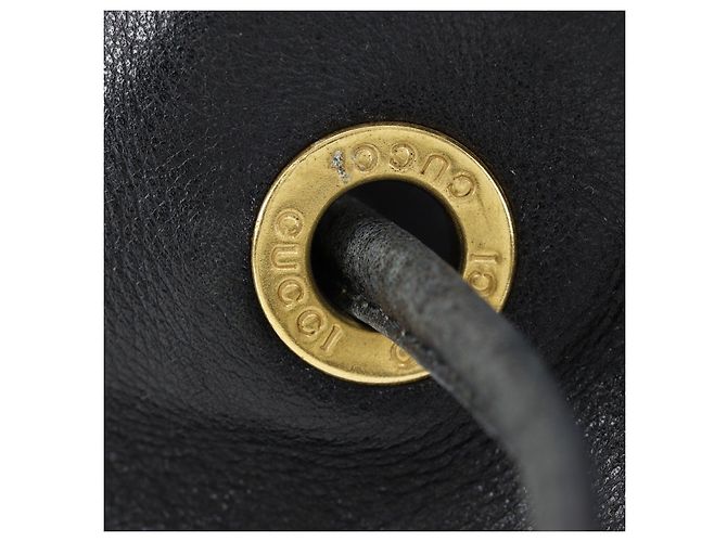 Gucci Lederrucksack Schwarz - Ansicht 10