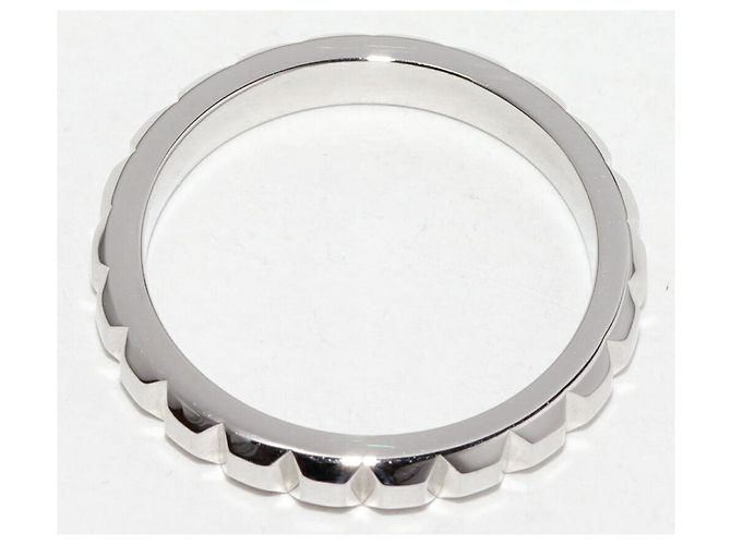Boucheron Quatre Clou De Paris Pt950 Ring Größe 48 Silber Metallisch - Ansicht 3