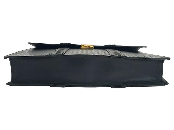 Valigetta in pelle Versace Nero - vista 10